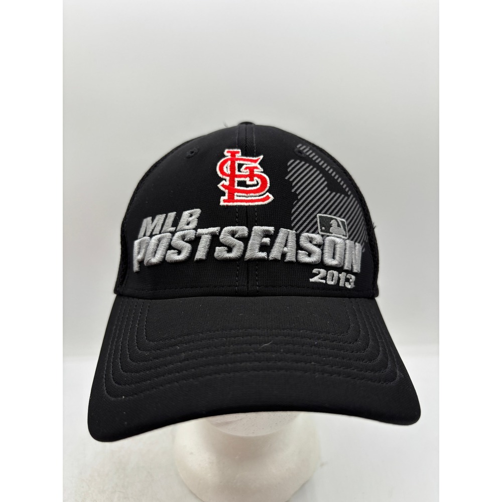 St Louis Cardinals 47 Brand 2013 MLB Postseason Black Adjustable Locker Room Hat